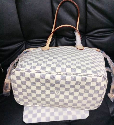 louis vuitton damier bag replica neverfull